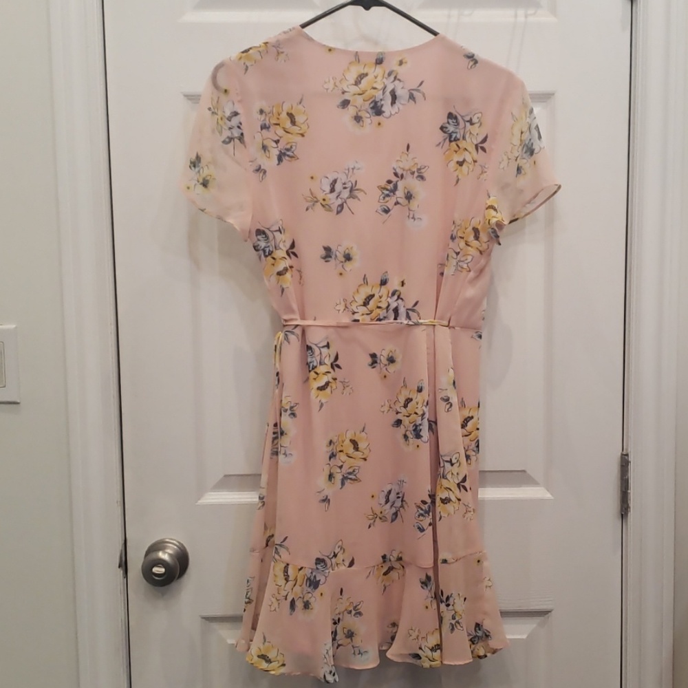 LUSH Colie Ruffle Wrap Dress - Picture 6 of 8